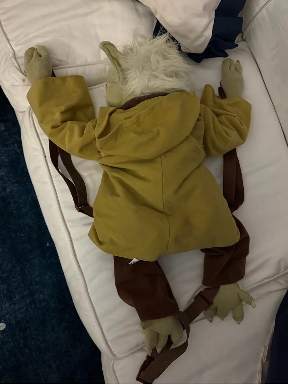 Disney Star Wars Yoda Plush Backpack 2013 Hooded Robe